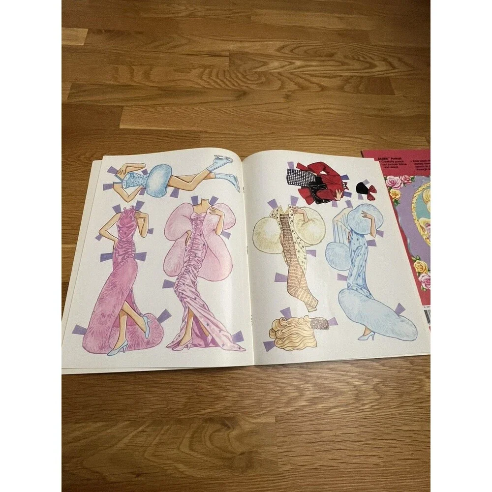 Vintage Barbie Paper Doll Lot of 5 Golden Book Lot - Picture 13 of 14